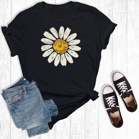 Daisy T-Shirt - Black-Lange General Store