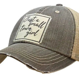 Distressed Trucker Cap - Just A Small Town Girl-Lange General Store