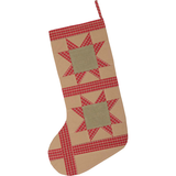 Dolly Star Tan Patch Stocking-Lange General Store