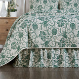 Dorsey Green Bed Skirt-Lange General Store