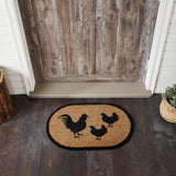 Down Home Rooster & Hens Door Mat - Lange General Store