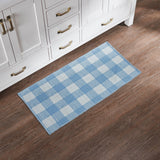 Dusk Blue Check Indoor/Outdoor Rug Collection - Lange General Store