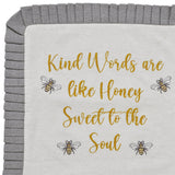 Embroidered Bee Honey Pillow-Lange General Store