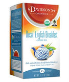 English Breakfast Decaffeinated Organic Tea 25 bag box-Lange General Store
