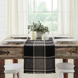 Exton Black Table Runner-Lange General Store