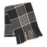 Exton Black Tan Plaid Throw-Lange General Store