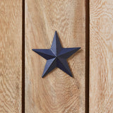 Faceted Metal Star Blue - Multiple Sizes-Lange General Store