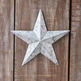 Faceted Metal Star Galvanized - Multipe Sizes-Lange General Store