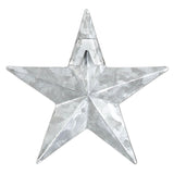 Faceted Metal Star Galvanized - Multipe Sizes-Lange General Store