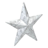 Faceted Metal Star Galvanized - Multipe Sizes-Lange General Store