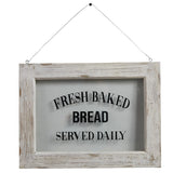 Farmhouse Framed Sign - Fresh Baked Bread-Lange General Store