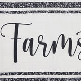 Farmstead Black Applique Pillow-Lange General Store