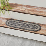 Farmstead Black Collection Braided Rugs - Oval - Lange General Store