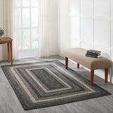 Farmstead Black Collection Braided Rugs - Rectangle - Lange General Store