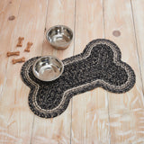 Farmstead Black Dog Bone Braided Rug - Lange General Store