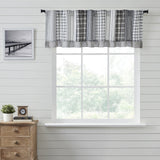 Farmstead Black Patchwork Valance-Lange General Store