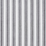 Farmstead Black Ticking Stripe Panel Curtains-Lange General Store