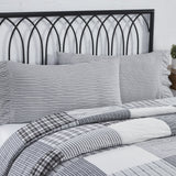 Farmstead Black Ticking Stripe Pillow Cases - Lange General Store