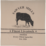 Sawyer Mill Cow Shower Curtain-Lange General Store