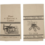 Sawyer Mill Charcoal Kitchen Towel - Plow and Corn-Lange General Store