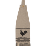 Sawyer Mill Charcoal Kitchen Towels - Poultry-Lange General Store