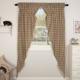 Sawyer Mill Plaid Long Prairie Curtains-Lange General Store