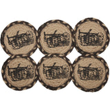 Sawyer Mill Charcoal Plow Coasters-Lange General Store