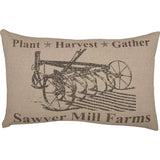 Sawyer Mill Charcoal Plow Pillow-Lange General Store