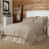 Sawyer Mill Charcoal Ticking Stripe Quilt-Lange General Store