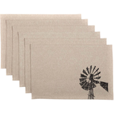 Sawyer Mill Windmill Placemat - Set of 6-Lange General Store