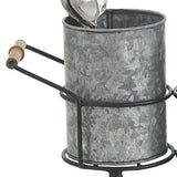 Galvanized Utensil Caddy-Lange General Store