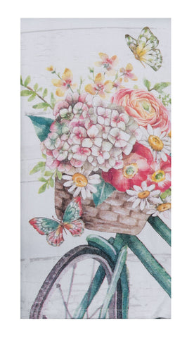 Garden Butterfly Bike Terry Towel-Lange General Store