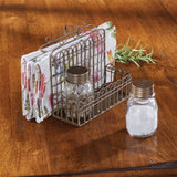 Garden Gate Napkin Holder & Shaker Caddy-Lange General Store