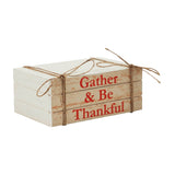 Gather & Be Thankful Faux Book Stack-Lange General Store