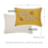 Gather Together Fall Leaves Pillow-Lange General Store