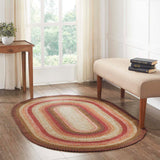 Ginger Spice Collection Braided Rugs - Oval - Lange General Store