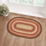 Ginger Spice Collection Braided Rugs - Oval - Lange General Store