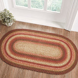 Ginger Spice Collection Braided Rugs - Oval - Lange General Store