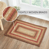 Ginger Spice Collection Braided Rugs - Rectangle-Lange General Store