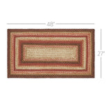 Ginger Spice Collection Braided Rugs - Rectangle-Lange General Store