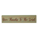 Give Thanks To The Lord Sign-Lange General Store