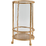 Gold Bark Pillar Holder 13"-Lange General Store