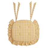 Golden Honey Ruffled Chair Pad-Lange General Store