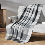 Grace Ann Check Woven Throw-Lange General Store