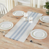 Grain Sack Stripe Blue Table Runners - Lange General Store