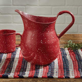 Granite Enamelware Pitcher - Red-Lange General Store