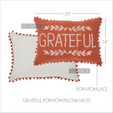 Grateful Pom Pom Pillow-Lange General Store