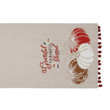 Grateful Thankful Blessed Pumpkins Table Runners-Lange General Store