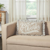 Graycie Give Thanks Pillow-Lange General Store