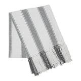 Graycie Grain Sack Stripe Throw-Lange General Store